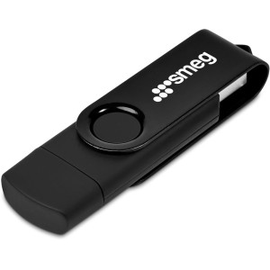 Shuffle Gyro Black Flash Drive – 8GB