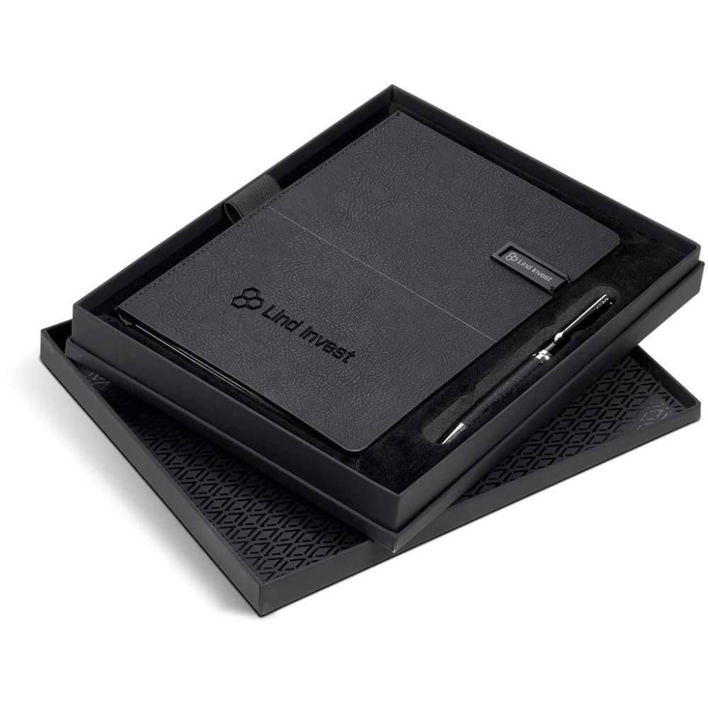 Alex Varga Corinthia Flash Drive Notebook & Pen Set - 32GB