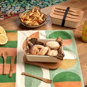 Kooshty Natura Plus Bamboo Fibre Lunch Box Set