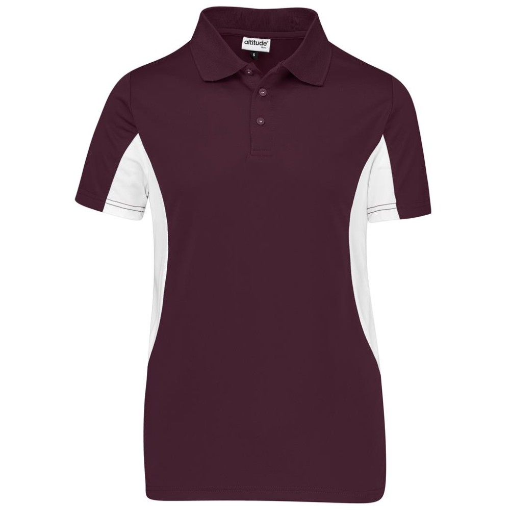 Kids Championship Golf Shirt - Maroon