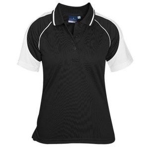 Ladies Toronto Golf Shirt - Black