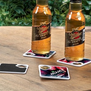 Altitude Sela Recycled Plastic Bottle Opener Coaster