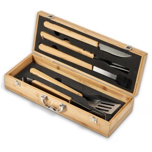 Okiyo Yakiniku Bamboo 5-Piece Braai Set
