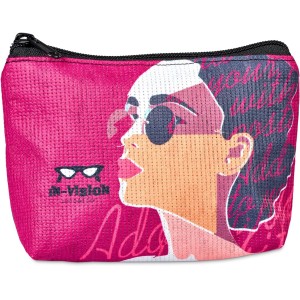 Pre-Production Sample Hoppla Recycled PET Stitch-Bond Mini Toiletry Bag