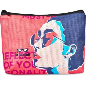 Pre-Production Sample Hoppla Leanne Recycled PET Stitch-Bond Maxi Toiletry Bag