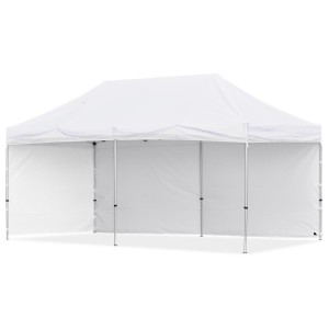 Coated Steel Sublimated Gazebo 6m x 3m - 1 Long Full- Wall Skin - 1 Short Full-Wall Skin