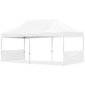 Coated Steel Sublimated Gazebo 6m x 3m - 2 Short Half-Wall Skins