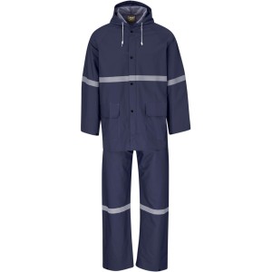 Tornado Rainsuit Polyester/PVC - Navy