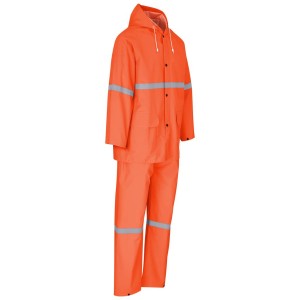 Tornado Rainsuit Polyester/PVC - Orange