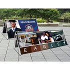 Fade-Resistant A-Frame Banners